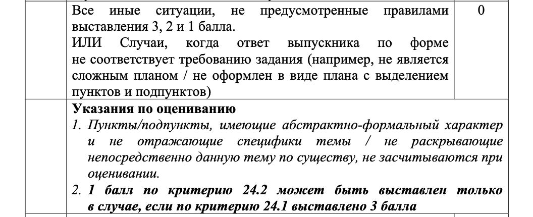 задание на составление плана
